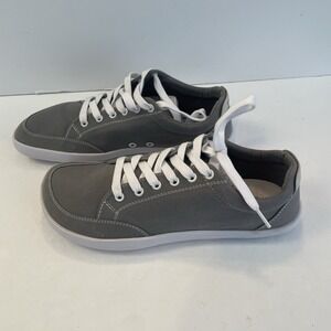 New! Splay Unisex‎ Freestyle  Grey Canvas Laceup Shoes Men's 10 / Women's 12